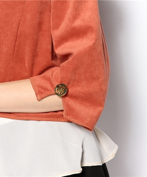 Language（ランゲージ）の「リバレックス プルオーバー（Tシャツ/カットソー・レディース・ベージュ系/オレンジ系/ブラック系・38）」の10枚目の写真