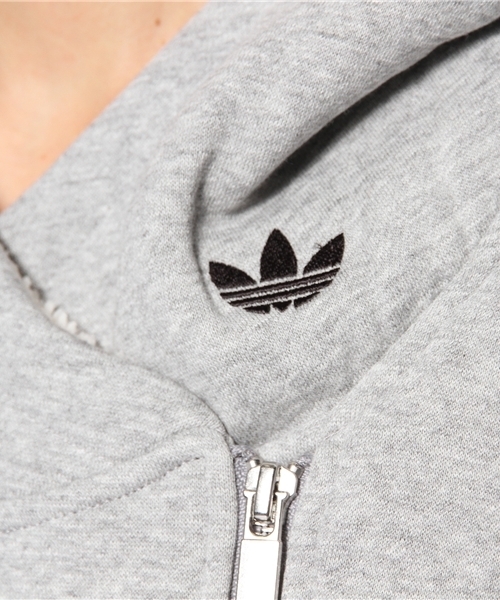 adidas Originals（アディダスオリジナルス）の「アディダス オリジナルス フリース フーディ メタリック ライダース型 adidas Originals HOLI TT FLE TER（パーカー・レディース・グレー・SMALL/MEDIUM）」の11枚目の写真