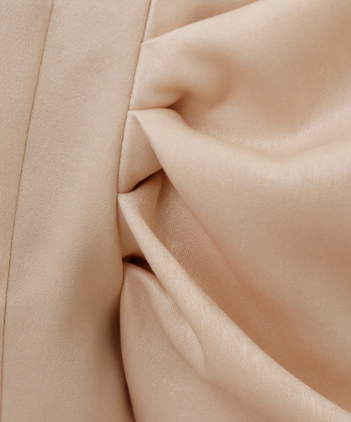 PourVous（プールヴー）の「ギャザースリーブ ボレロ 結婚式対応 オケージョン （テーラードジャケット・レディース・ベージュ/ブラック・L/M）」の11枚目の写真