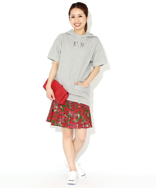 Ray BEAMS（レイビームス）の「Ray BEAMS / リバティ フラワーチェック プリントスカート（スカート・レディース・レッド/ブルー・0/1）」の17枚目の写真