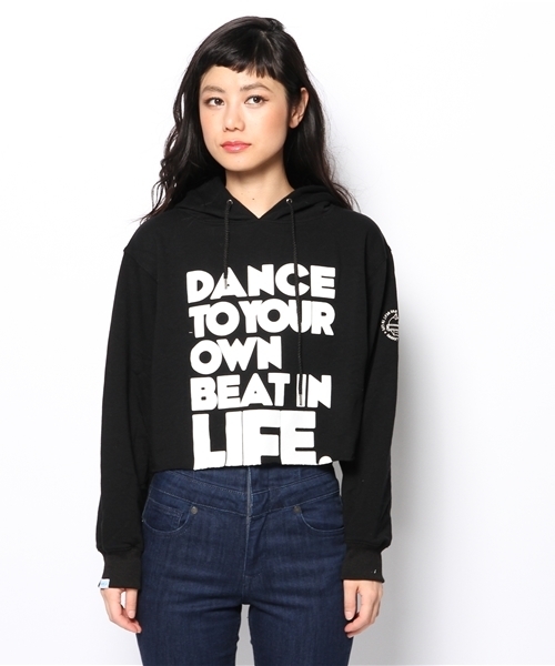 DANCE LB-03（ダンス エルビー・ゼロスリー）の「D×AB S丈プルオーバー（スウェット・レディース・ホワイト系/ブラック系/グリーン系・FREE）」の4枚目の写真