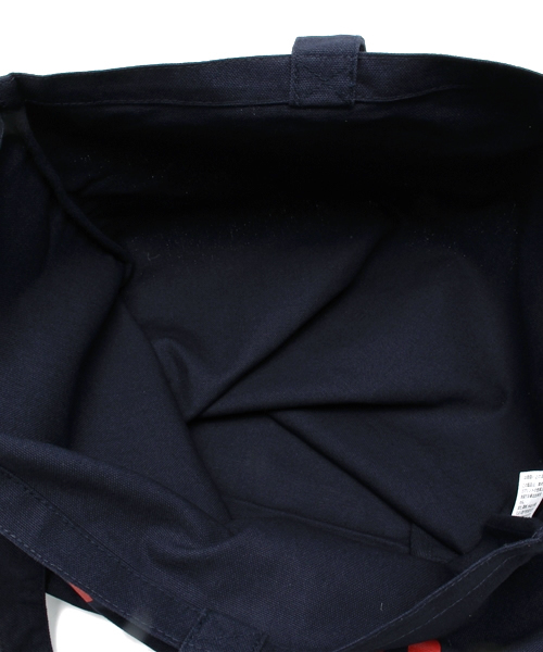 WEGO(ウィゴー)の「WEGO/MADISONプリントトートバッグ(トートバッグ・メンズ・ホワイト/ネイビー・FREE)」の9枚目の写真