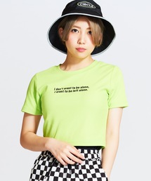 WEGO | WEGO/ロゴUネックショートTシャツ(Tシャツ/カットソー)