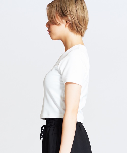 WEGO（ウィゴー）の「WEGO/ロゴUネックショートTシャツ（Tシャツ/カットソー・レディース・ライム/パープル/ホワイト・FREE）」の14枚目の写真