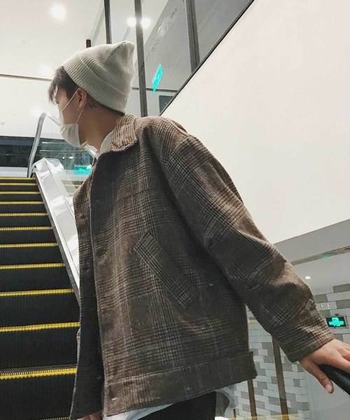 MGV（エムジーヴィー）の「【MGV】グレンチェックオーバーサイズスウィングトップ（ブルゾン・メンズ・グレー/ブラウン・X-LARGE/XX-LARGE/LARGE/MEDIUM）」の16枚目の写真