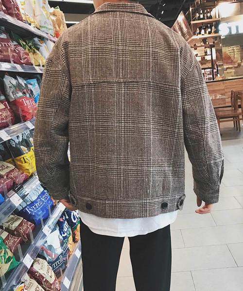 MGV（エムジーヴィー）の「【MGV】グレンチェックオーバーサイズスウィングトップ（ブルゾン・メンズ・グレー/ブラウン・X-LARGE/XX-LARGE/LARGE/MEDIUM）」の18枚目の写真