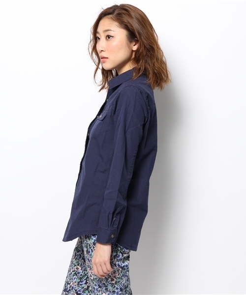 PAGEBOY（ページボーイ）の「ベーシックアーミーシャツ（シャツ/ブラウス・レディース・カーキ/ミント/ネイビー・FREE）」の5枚目の写真