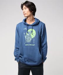 M THROUGH THE NIGHT PRINT MIX / メンズ ハーレー プルオーバー パーカー / バックプリント ストリートファッション