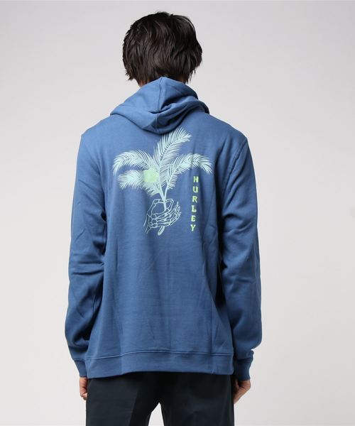 Hurley (ハーレー)の「M THROUGH THE NIGHT PRINT MIX / メンズ ハーレー プルオーバー パーカー / バックプリント ストリートファッション(パーカー・メンズ・ブラック/ネイビー/クリーム・SMALL/MEDIUM/LARGE)」の6枚目の写真