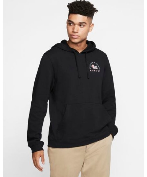 Hurley (ハーレー)の「M THROUGH THE NIGHT PRINT MIX / メンズ ハーレー プルオーバー パーカー / バックプリント ストリートファッション(パーカー・メンズ・ブラック/ネイビー/クリーム・SMALL/MEDIUM/LARGE)」の12枚目の写真