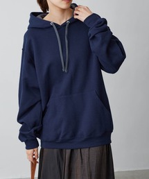 【FRUIT OF THE LOOM】レディース フルーツオブザルーム 裏起毛 オーバーサイズ プルオーバー パーカー