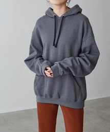 【FRUIT OF THE LOOM】レディース フルーツオブザルーム 裏起毛 オーバーサイズ プルオーバー パーカー