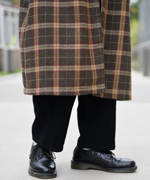 kutir（クティール）の「ビッグステンカラーコート（その他アウター・メンズ・ブラック/ダークブラウン/モカ/ベージュ・MEDIUM/LARGE）」の11枚目の写真