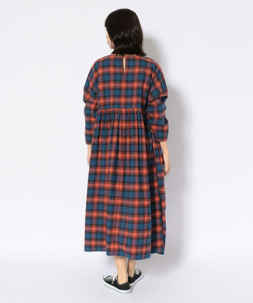 Smock Nelcheck Big Bohemians ボヘミアンズ ワンピース ワンピース Bohemians ボヘミアンズ のファッション Big ワンピース ドレス セール Onepiece Onepiece 一部予約 ワンピース