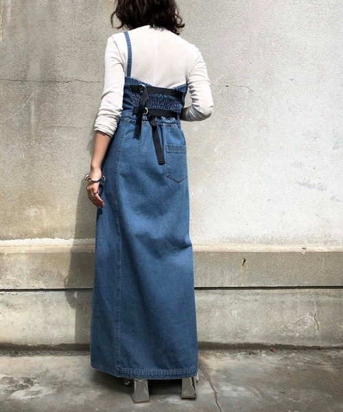 &g'aime（アンジェム）の「【&g'aime】シアーハイネックニット/シースルーロングTシャツ（ニット/セーター・レディース・ホワイト/ブラック/ブラウン・FREE）」の7枚目の写真