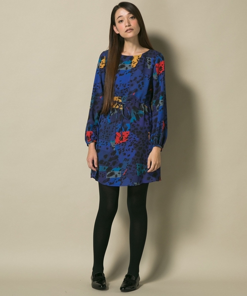 ポップレオパードプリントワンピース（Paul by Paul Smith） Paul Smith BLACK Paul by Paul Smith（ポールスミスブラック