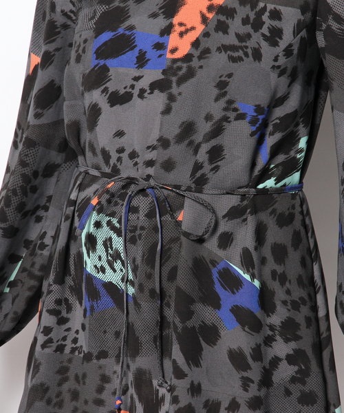 ポップレオパードプリントワンピース（Paul by Paul Smith） Paul Smith BLACK Paul by Paul Smith（ポールスミスブラック