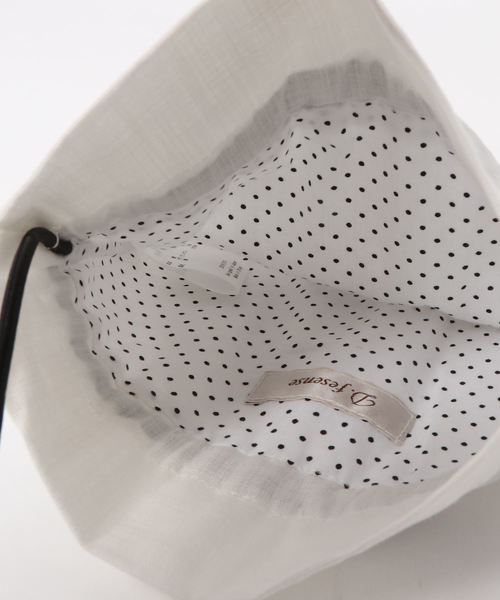 D.fesense（ディーフェセンス）の「【D.fesense /ディーフェセンス】巾着バッグ（ショルダーバッグ・キッズ・ブラック/グリーン/ブラウン/オフホワイト・FREE）」の9枚目の写真