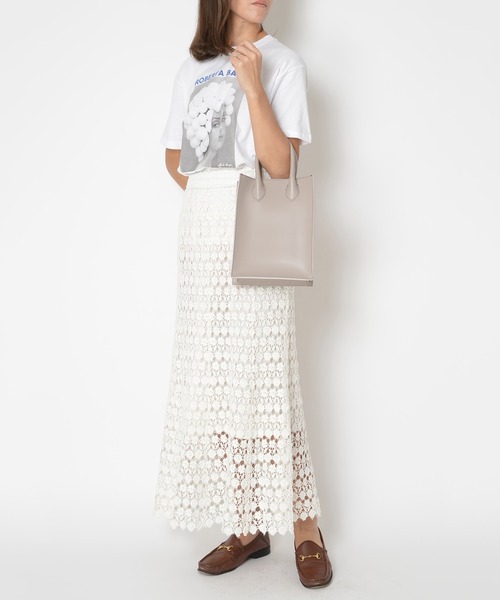 SOLPRESA(ソルプレーサ)の「SOLPRESA ソルプレーサ / SQUARE MINI TOTE BAG スクエア2WAYミニトートバッグ ショルダーバッグトートバッグ / SP201-A1(トートバッグ・レディース・ブラック/モカ/グレイッシュベージュ・FREE)」の4枚目の写真