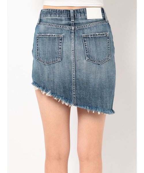 GYDA（ジェイダ）の「Shark damegeデニムスカートライクショーパン（デニムスカート・レディース・ブルー/ライトブルー・SMALL/MEDIUM）」の19枚目の写真