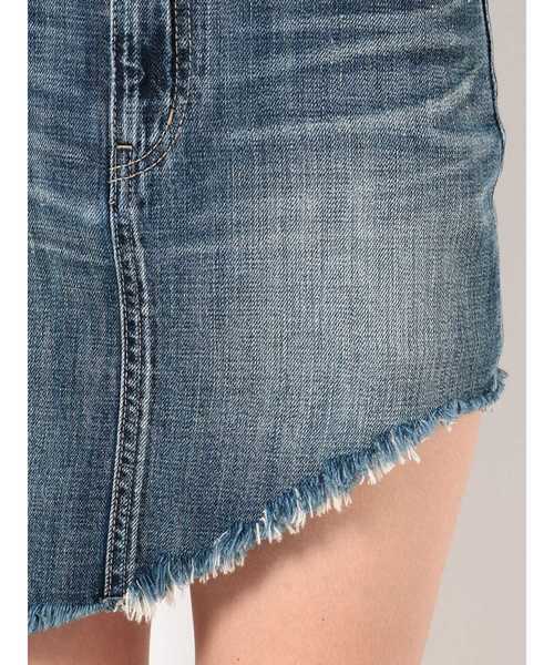 GYDA（ジェイダ）の「Shark damegeデニムスカートライクショーパン（デニムスカート・レディース・ブルー/ライトブルー・SMALL/MEDIUM）」の15枚目の写真