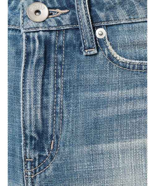 GYDA（ジェイダ）の「Shark damegeデニムスカートライクショーパン（デニムスカート・レディース・ブルー/ライトブルー・SMALL/MEDIUM）」の14枚目の写真