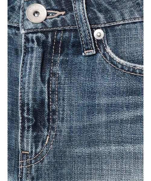 GYDA（ジェイダ）の「Shark damegeデニムスカートライクショーパン（デニムスカート・レディース・ブルー/ライトブルー・SMALL/MEDIUM）」の13枚目の写真