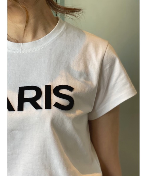 Day and Grade（デイアンドグレイド）の「PARISロゴTシャツ（Tシャツ/カットソー・レディース・ホワイト・FREE）」の8枚目の写真