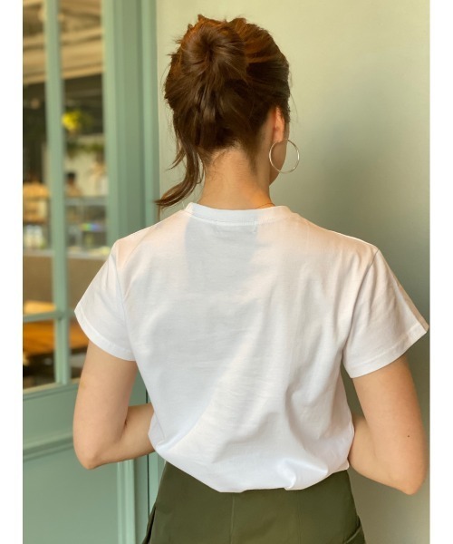 Day and Grade（デイアンドグレイド）の「PARISロゴTシャツ（Tシャツ/カットソー・レディース・ホワイト・FREE）」の11枚目の写真