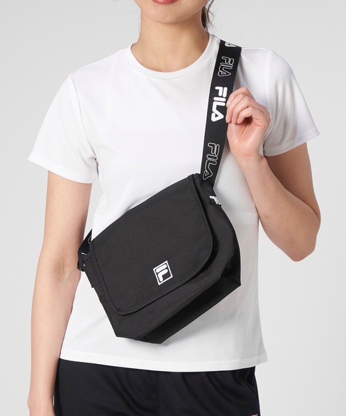 FILA(フィラ)★LADY'S_PVCクロスバッグ_2色 FILA/フィラ】ロゴショルダーバッグ / スポーティー（ショルダー