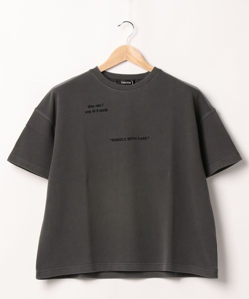 ENVYM（アンビー）の「ポイントロゴルーズＴｅｅ（Tシャツ/カットソー・レディース・ベージュ/ブラック/ブルー/ピンク・FREE）」の17枚目の写真