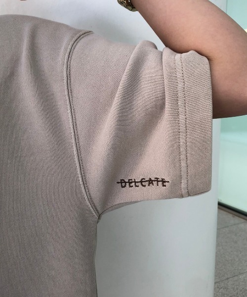 ENVYM（アンビー）の「ポイントロゴルーズＴｅｅ（Tシャツ/カットソー・レディース・ベージュ/ブラック/ブルー/ピンク・FREE）」の5枚目の写真