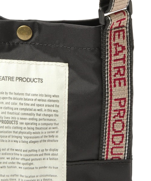 THEATRE PRODUCTS(シアタープロダクツ)の「【THEATRE PRODUCTS】別注サコッシュ(ショルダーバッグ・レディース・ブラック/ベージュ・FREE)」の3枚目の写真