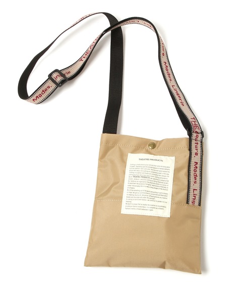 THEATRE PRODUCTS(シアタープロダクツ)の「【THEATRE PRODUCTS】別注サコッシュ(ショルダーバッグ・レディース・ブラック/ベージュ・FREE)」の18枚目の写真