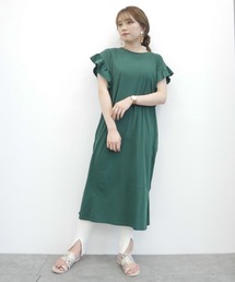 セール Earth Music Ecology アースミュージックアンドエコロジーのワンピース グリーン カーキ 緑色系 フリル 通販 Zozotown