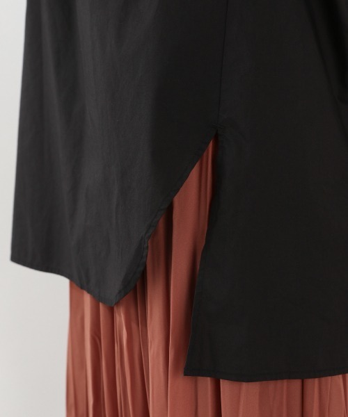 LOWRYS FARM（ローリーズファーム）の「バックスリットドレスシャツ　895051（シャツ/ブラウス・レディース・ブラック/グリーン/オフホワイト・FREE）」の15枚目の写真