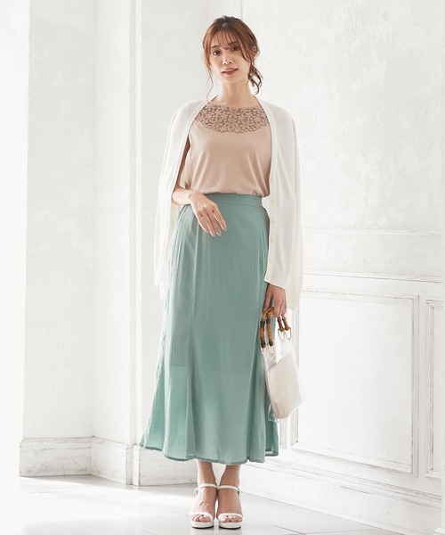 【SUKALA】美品☆クロップドタンクトップ☆コバルトグリーン☆フラワー☆ᒪ NEW ARRIVALS - SUKALA（スカーラ）