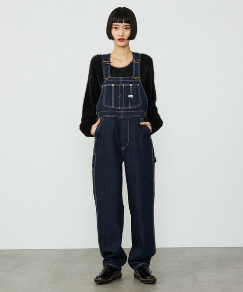 Lee DUNGAREESデニムオーバーオール サロペット ヴィンテージ加工 Lee オーバーオール サロペット Lee/リー DUNGAREES