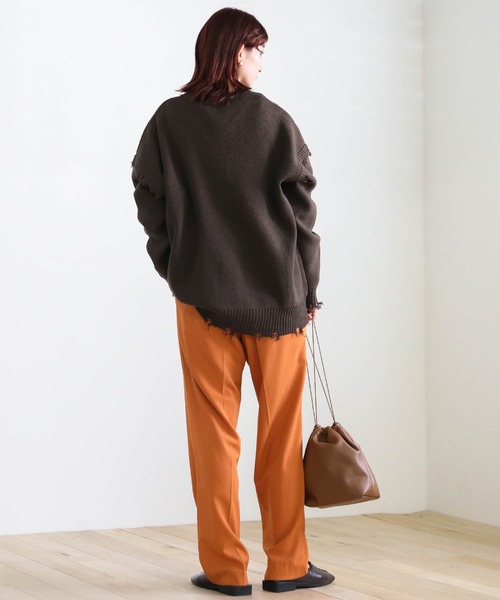 select moca【美品】 ベージュ オーバーサイズ ノーカラー セット オーバーサイズテーラードジャケット【by SON】 – SELECT MOCA