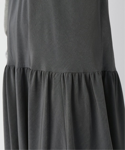 美品　plage シルキーキャミワンピース　38 定価¥28,600 ブラック 美品 plage シルキーキャミワンピース 38 定価¥28,600 ブラック