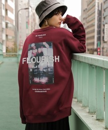 RAGEBLUE | ＜ユニセックスでオススメ！＞スーパービッグ裏起毛スウェットプリントクルー/917933(スウェット)