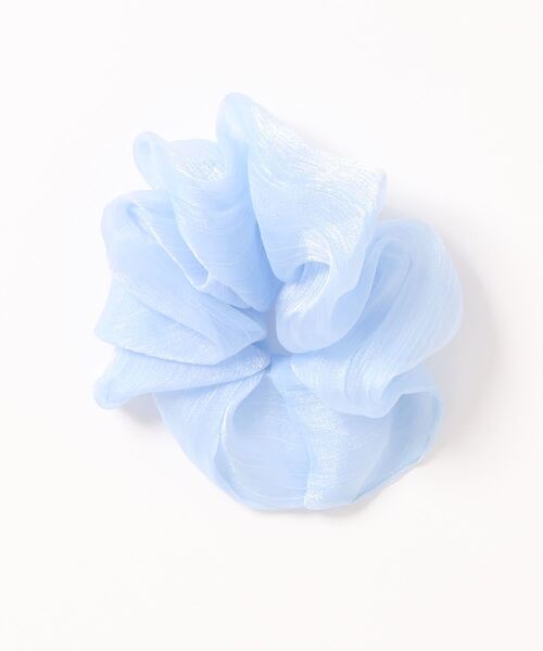 SpRay（スプレイ）の「オーガンジーシュシュ（シュシュ・レディース・ブルー系その他/サックスブルー/チャコールグレー/ブラック/ピンク・FREE）」の4枚目の写真