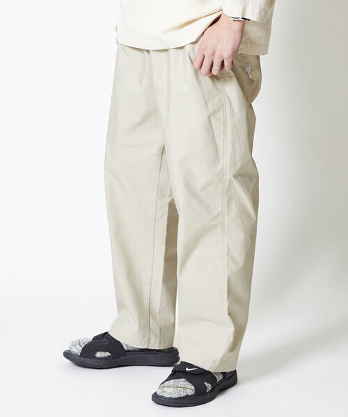 NOLLEY'S goodman(ノーリーズグッドマン)の「【WORK ABOUT/ワークアバウト】 ワイドテーパードイージー イージーパンツ ワークパンツ シェフパンツ(その他パンツ・メンズ・ブラック/ベージュ/オリーブ・S/M/L)」の3枚目の写真