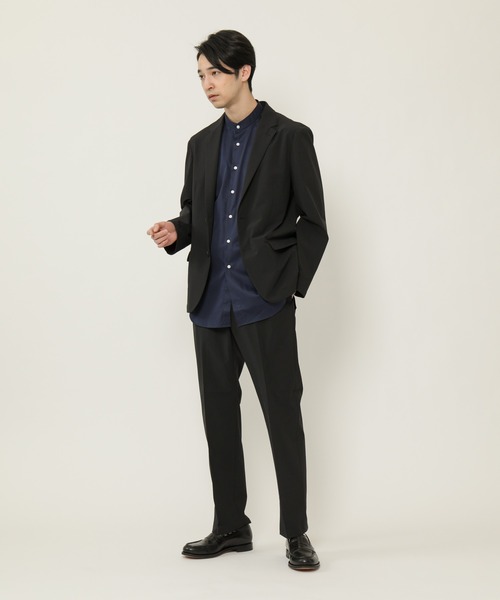 KASHIYAMA（カシヤマ）の「＜ウォッシャブル＞強撥水4WAYストレッチノータックスリムテーパードパンツ（チノパンツ・メンズ・ネイビー/ブラック/カーキ/ブラウン・マルチサイズ）」の5枚目の写真