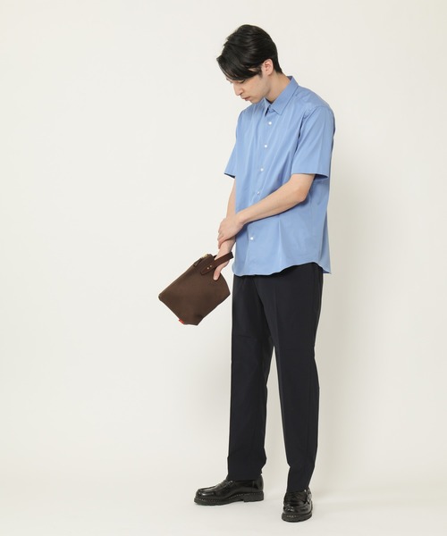 KASHIYAMA（カシヤマ）の「＜ウォッシャブル＞強撥水4WAYストレッチノータックスリムテーパードパンツ（チノパンツ・メンズ・ネイビー/ブラック/カーキ/ブラウン・マルチサイズ）」の12枚目の写真