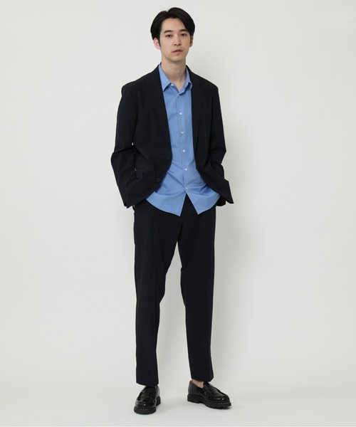 KASHIYAMA（カシヤマ）の「＜ウォッシャブル＞強撥水4WAYストレッチノータックスリムテーパードパンツ（チノパンツ・メンズ・ネイビー/ブラック/カーキ/ブラウン・マルチサイズ）」の11枚目の写真