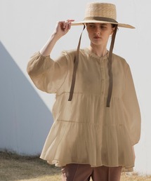 BONLECILL | ふんわりガーゼ ティアードブラウス(シャツ/ブラウス)