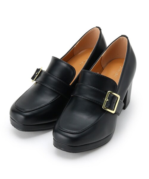 DRESKIP（ドレスキップ）の「◆ストームローファー（ドレスシューズ・レディース・ブラック/アイボリー・35/45）」の2枚目の写真