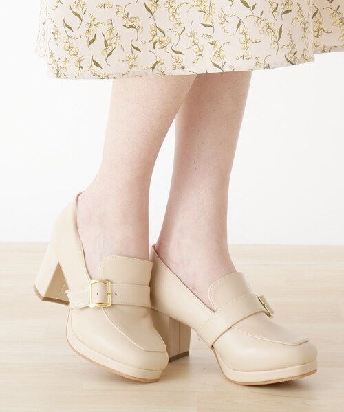 DRESKIP（ドレスキップ）の「◆ストームローファー（ドレスシューズ・レディース・ブラック/アイボリー・35/45）」の5枚目の写真