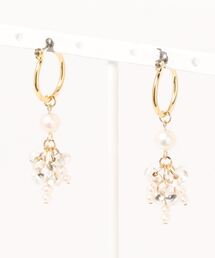 【ett】シャンデリアフープピアス